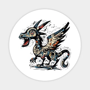 Dragon de los Muertos Magnet